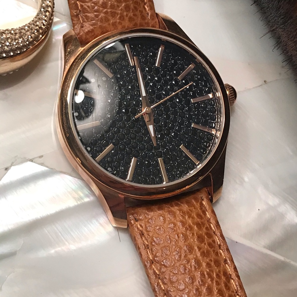 Bronzo Italia Black Spinel Dial LADIES WATCH